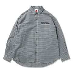 ギンガムチェックイズシャツ