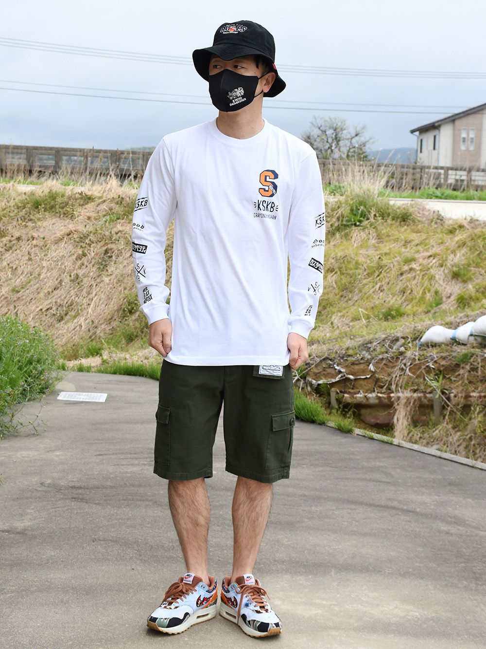 RUDIE'SxCRAYON SHINCHAN KASUKABE VIBRATION LSTEE