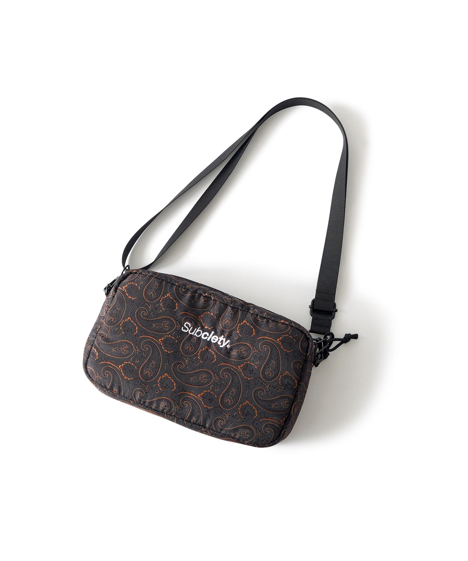 Paisley jacquard shoulder bag