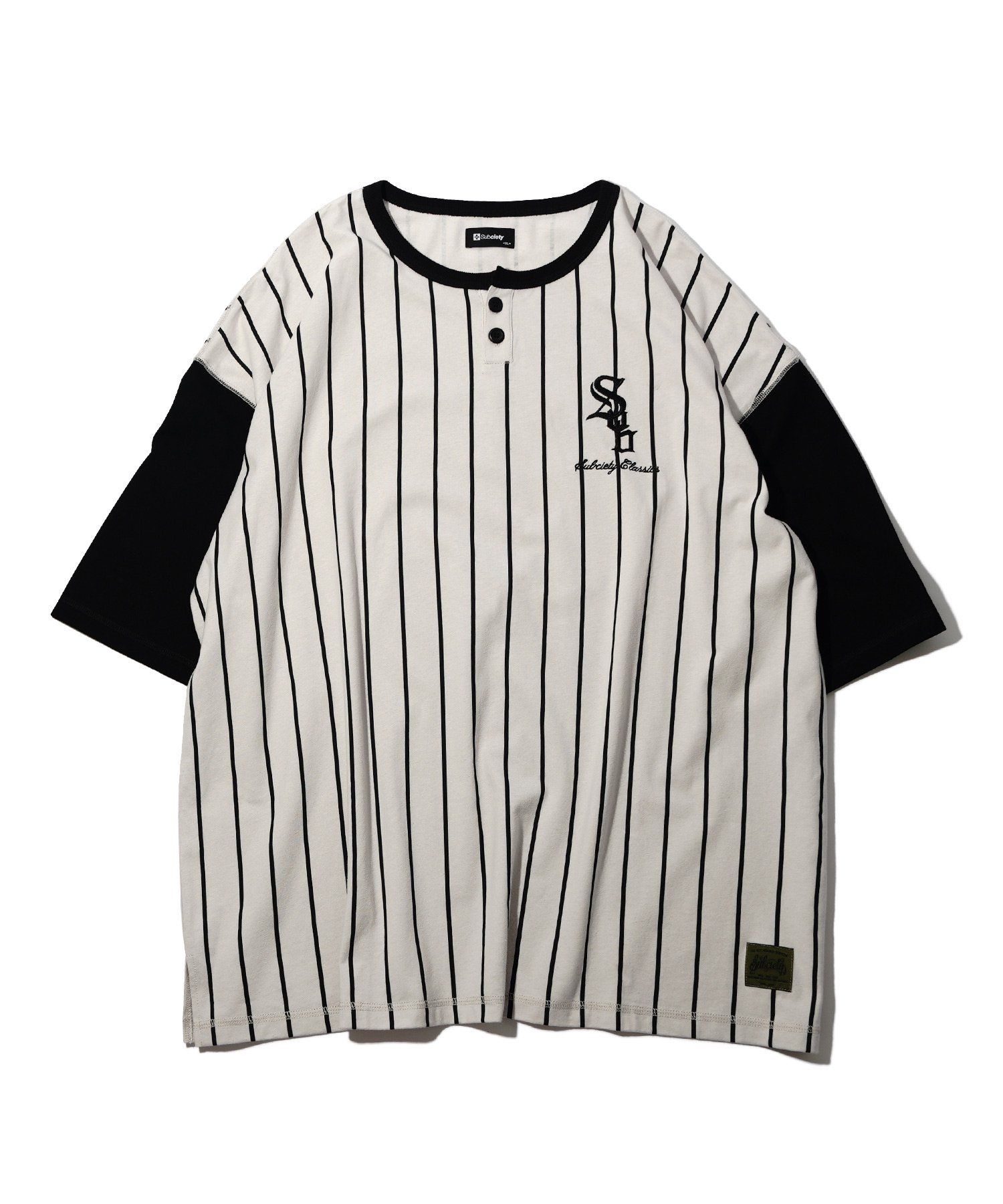 HENLEY NECK BASEBALL-TEE