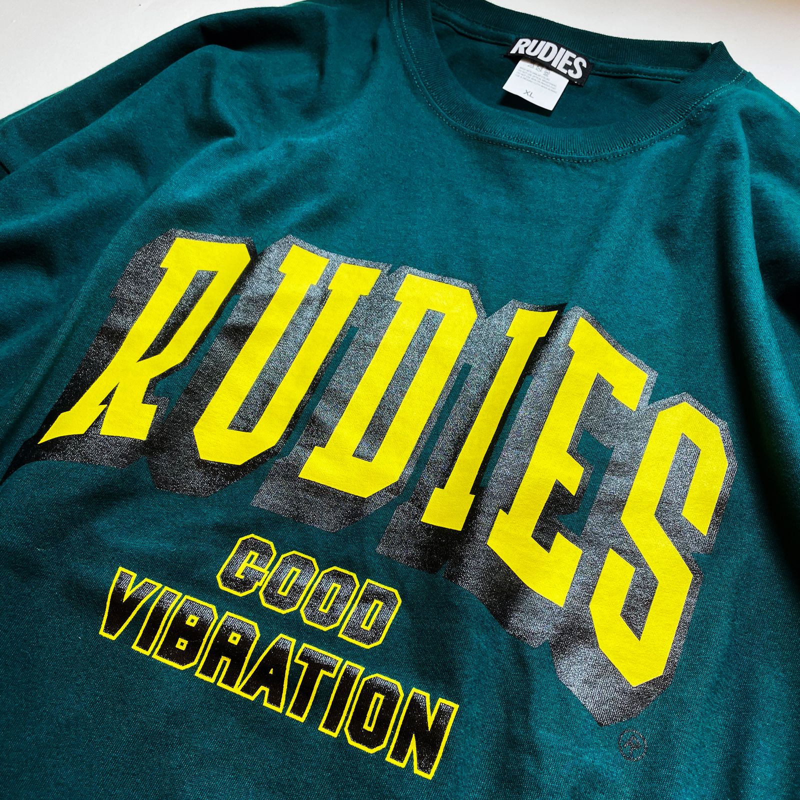 BLOCK COLLEGE BIGSILHOUETTE LS-TEE
