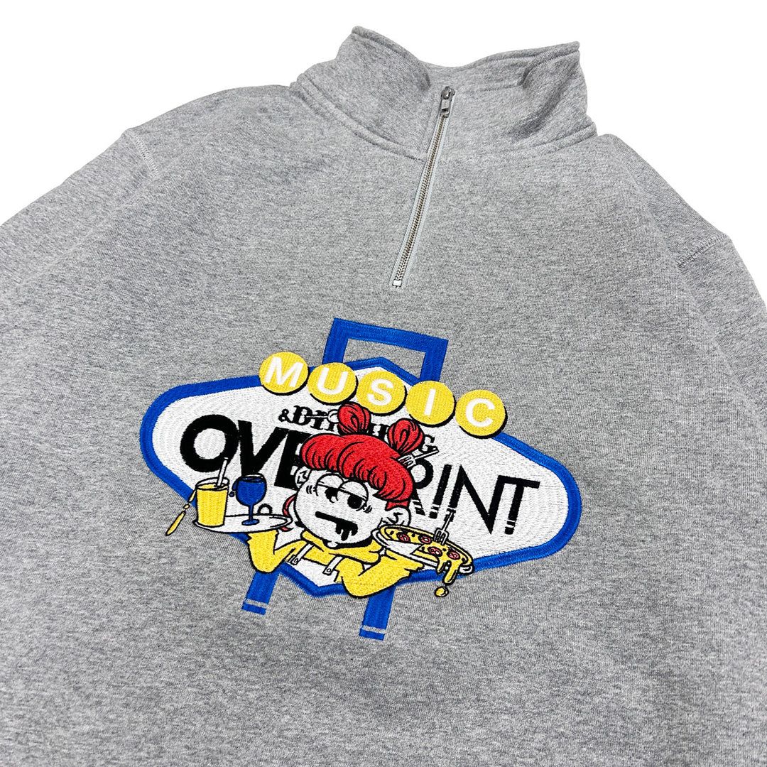 MUSIC&DINNING Half Zip pullover