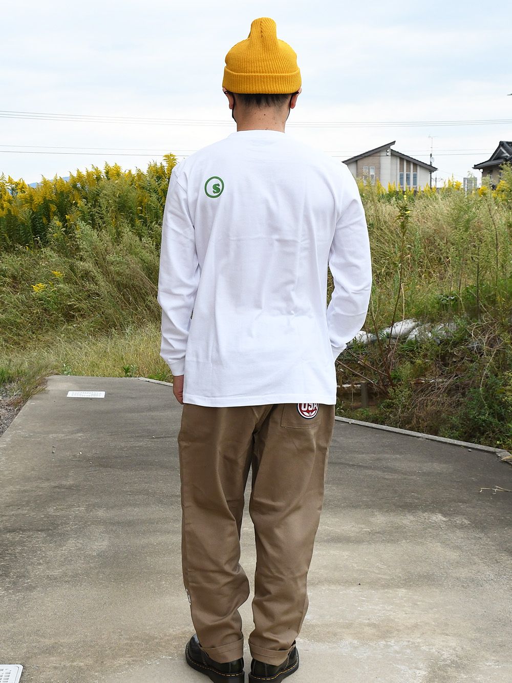 nap in the green air LS tee