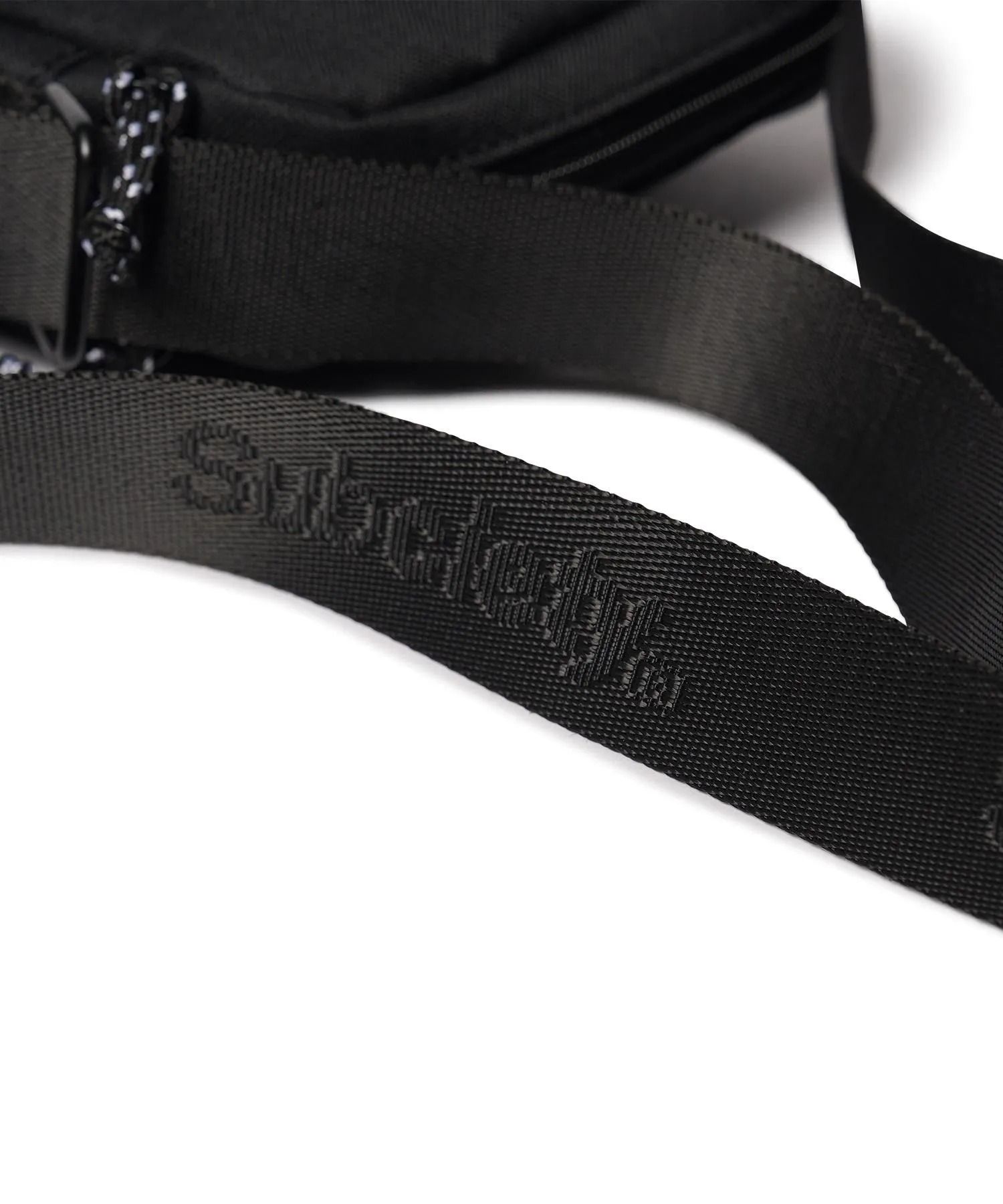 Mesh pocket mini shoulder bag