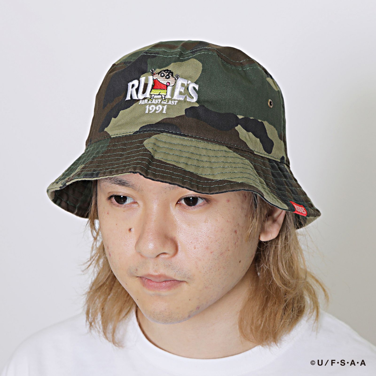 RUDIE'S x CRAYON SHINCHAN PEACE BUCKETHAT