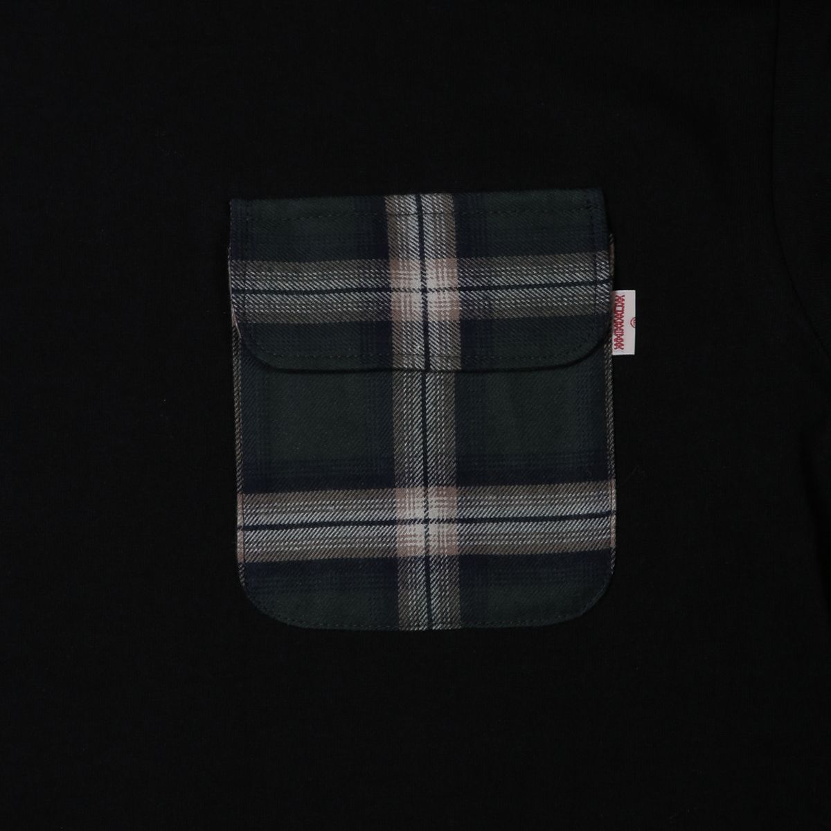 81.oz US  Cotton L/S -CHECK POCKET