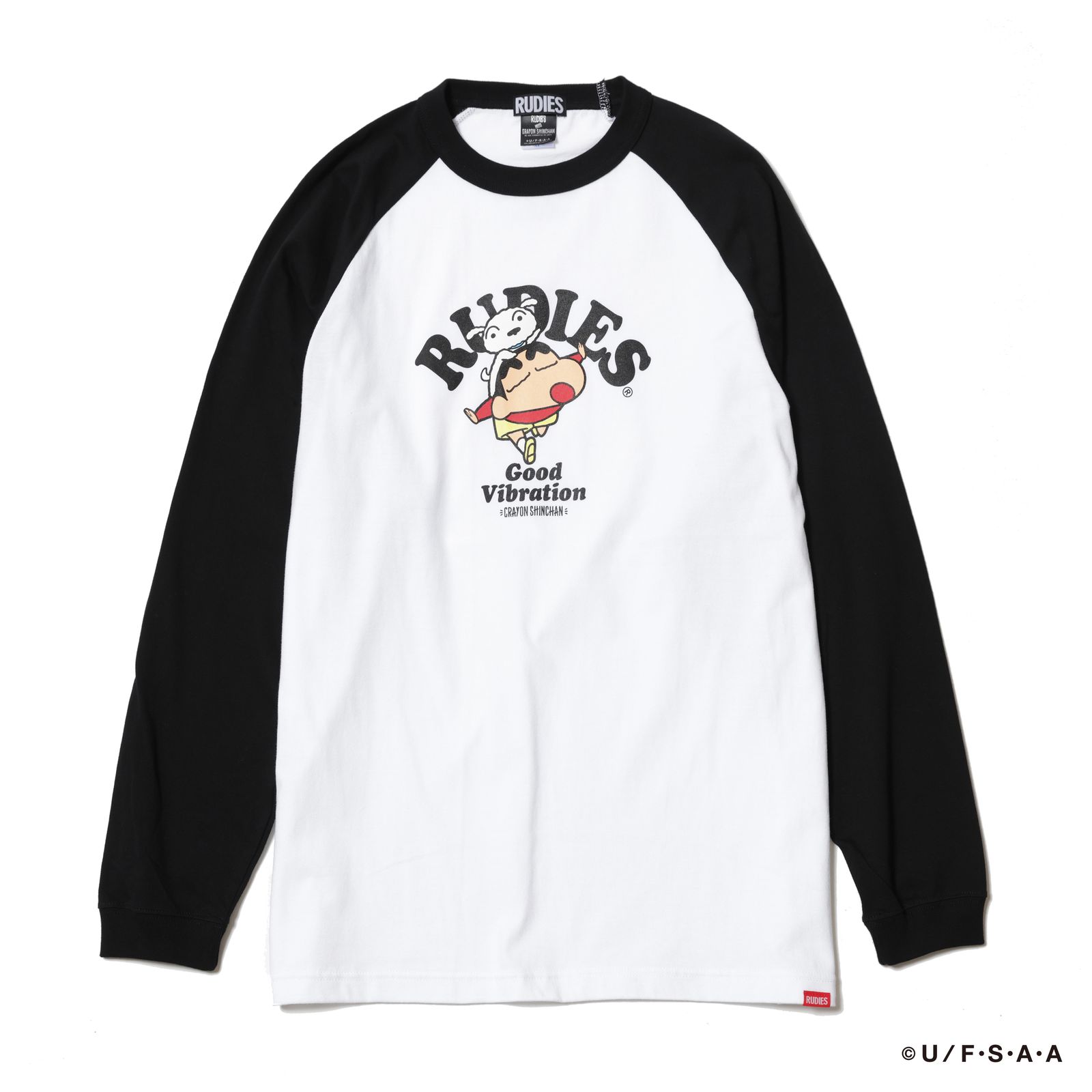 RUDIE'SxCRAYON SHINCHAN AIRPLANE RAGLAN LSTEE