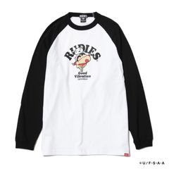 RUDIE'SxCRAYON SHINCHAN AIRPLANE RAGLAN LSTEE