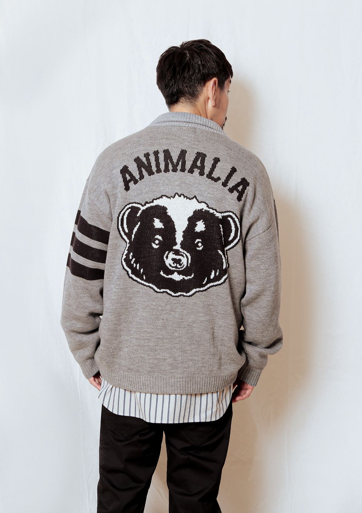 SHAWL COLLAR-KNIT