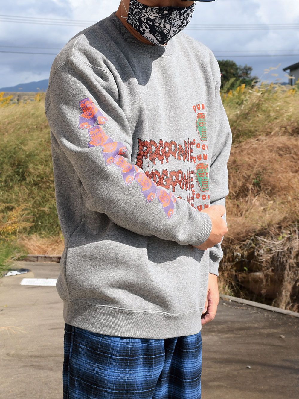 [PDSxHEADGOONIE]マルチプリントトレーナー