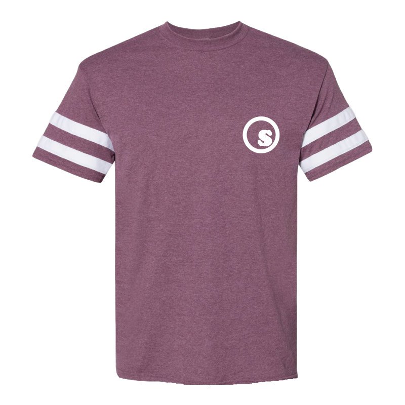 sd slv stripe s/s tee