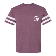 sd slv stripe s/s tee