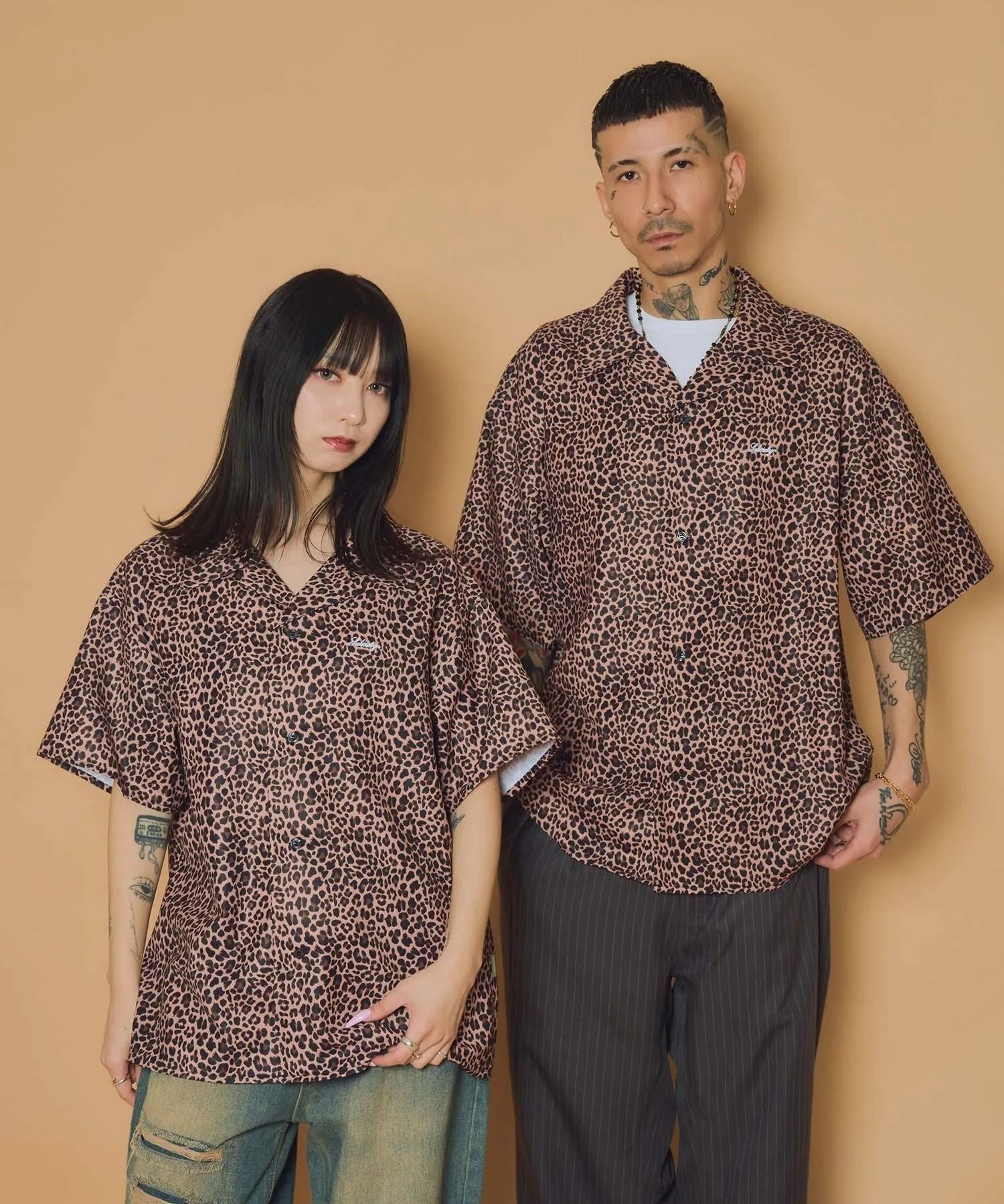 Essential open collar shirt