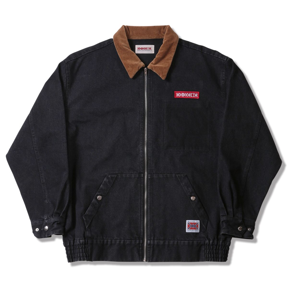 女の子向けプレゼント集結 サブサエティー subciety ピーコート M グレー 薄暗い 裏地総柄 ジャケット・アウター