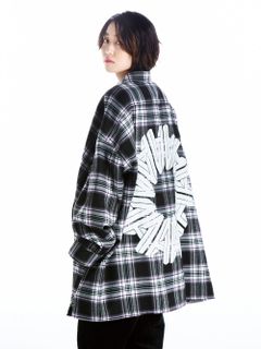 Big  Silhouette plaid  shirt