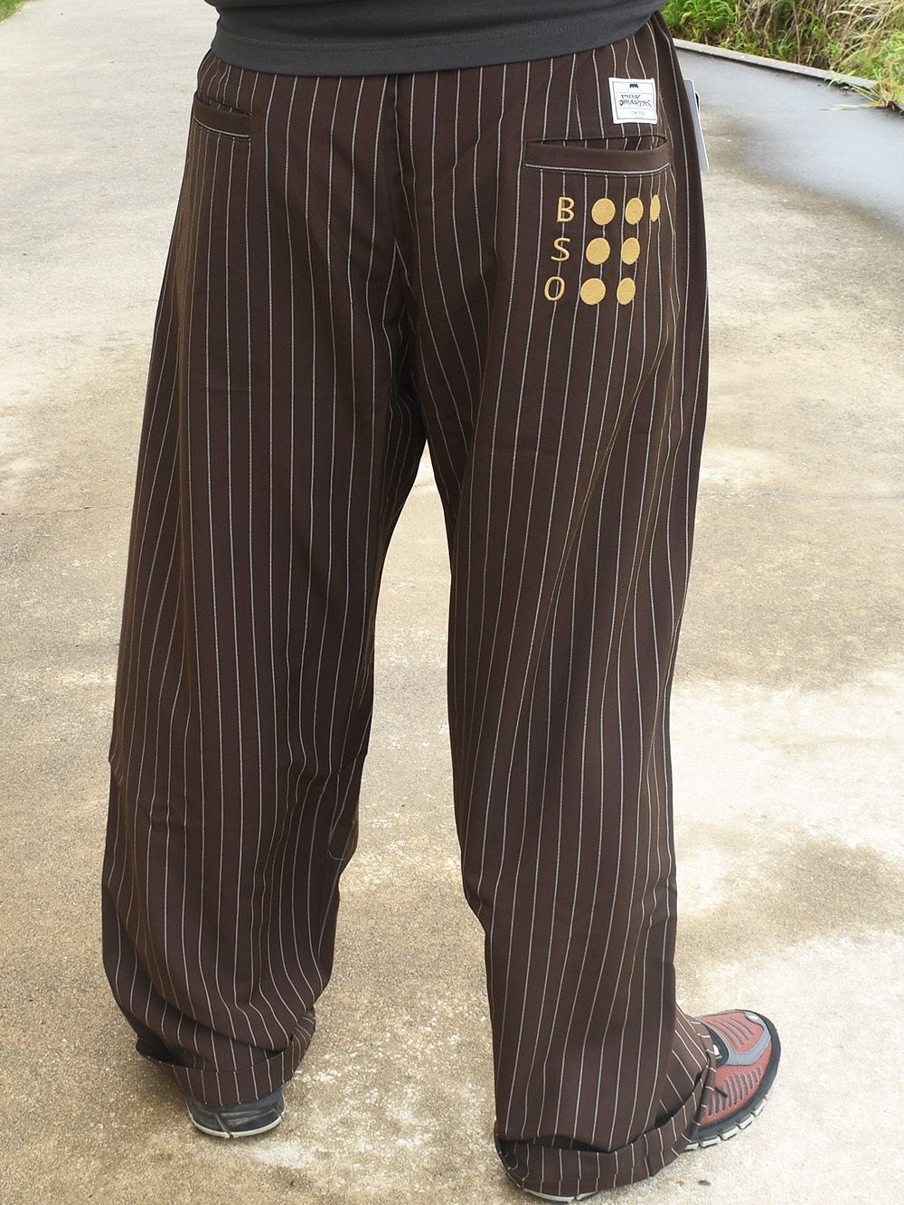 ストライプSLAXパンツ