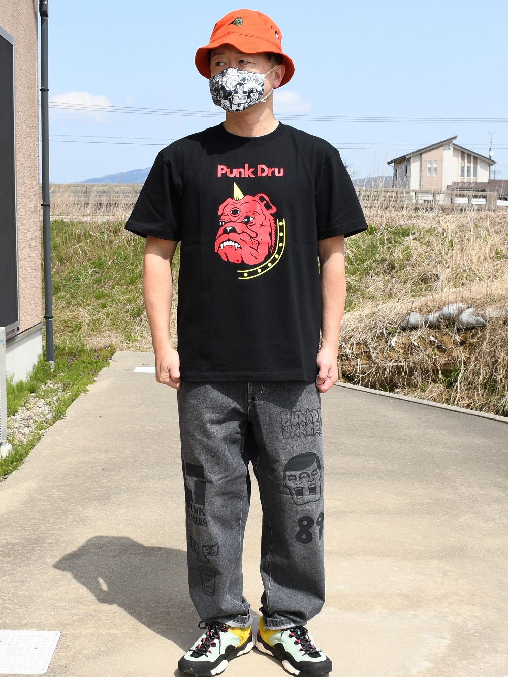 PUNK DRUNKERS - REDブルドッグTEE | DOLL