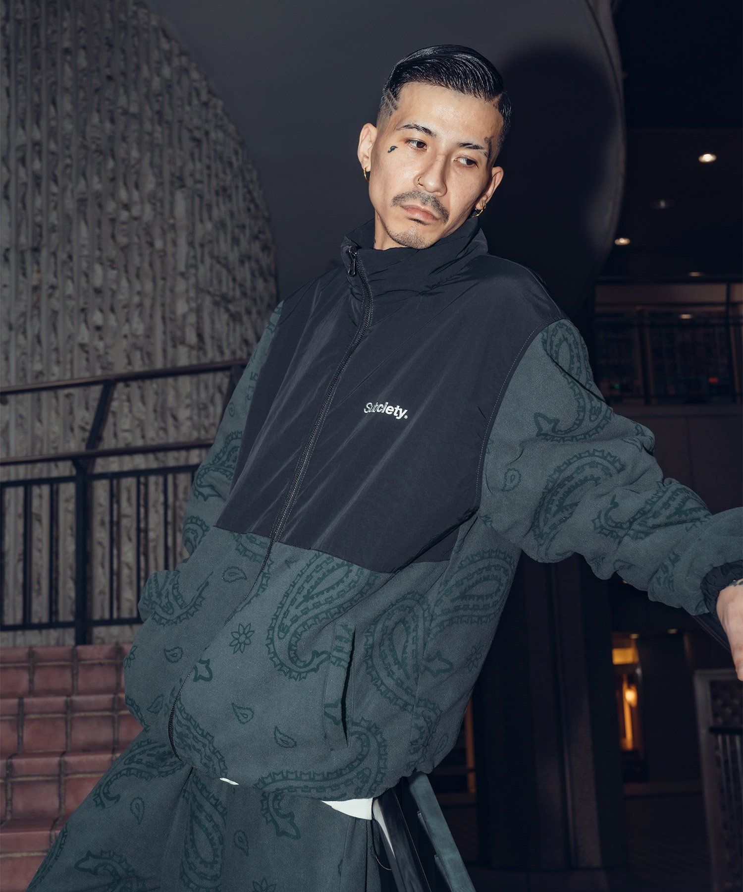 REVERSIBLE NYLON×FLEECE JKT