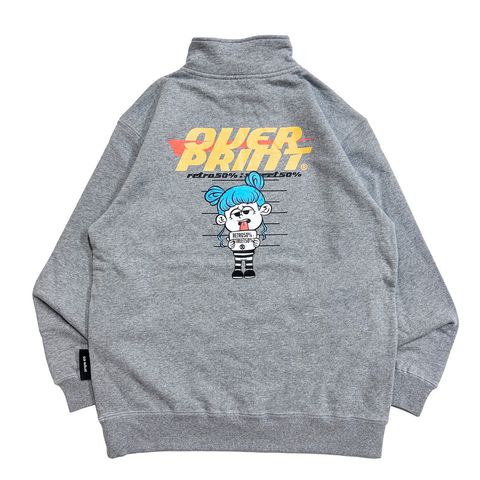prizon BOX LOGO Half Zip pullover