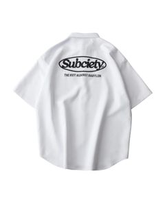 Embroidery oval logo shirt