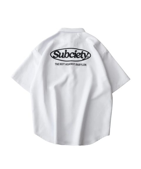 Embroidery oval logo shirt