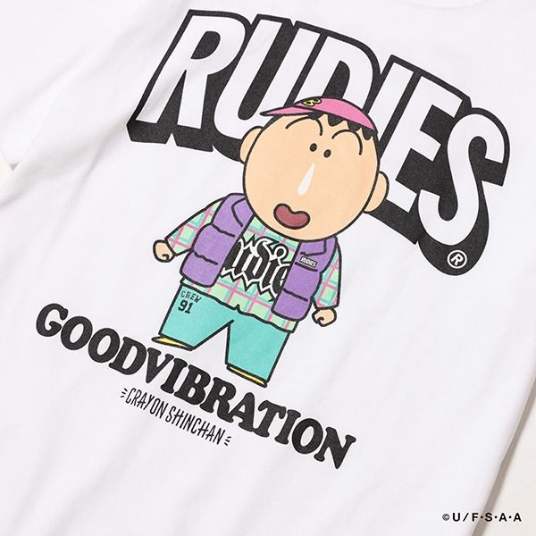 RUDIE'SxCRAYON SHINCHAN BOUCHAN TEE