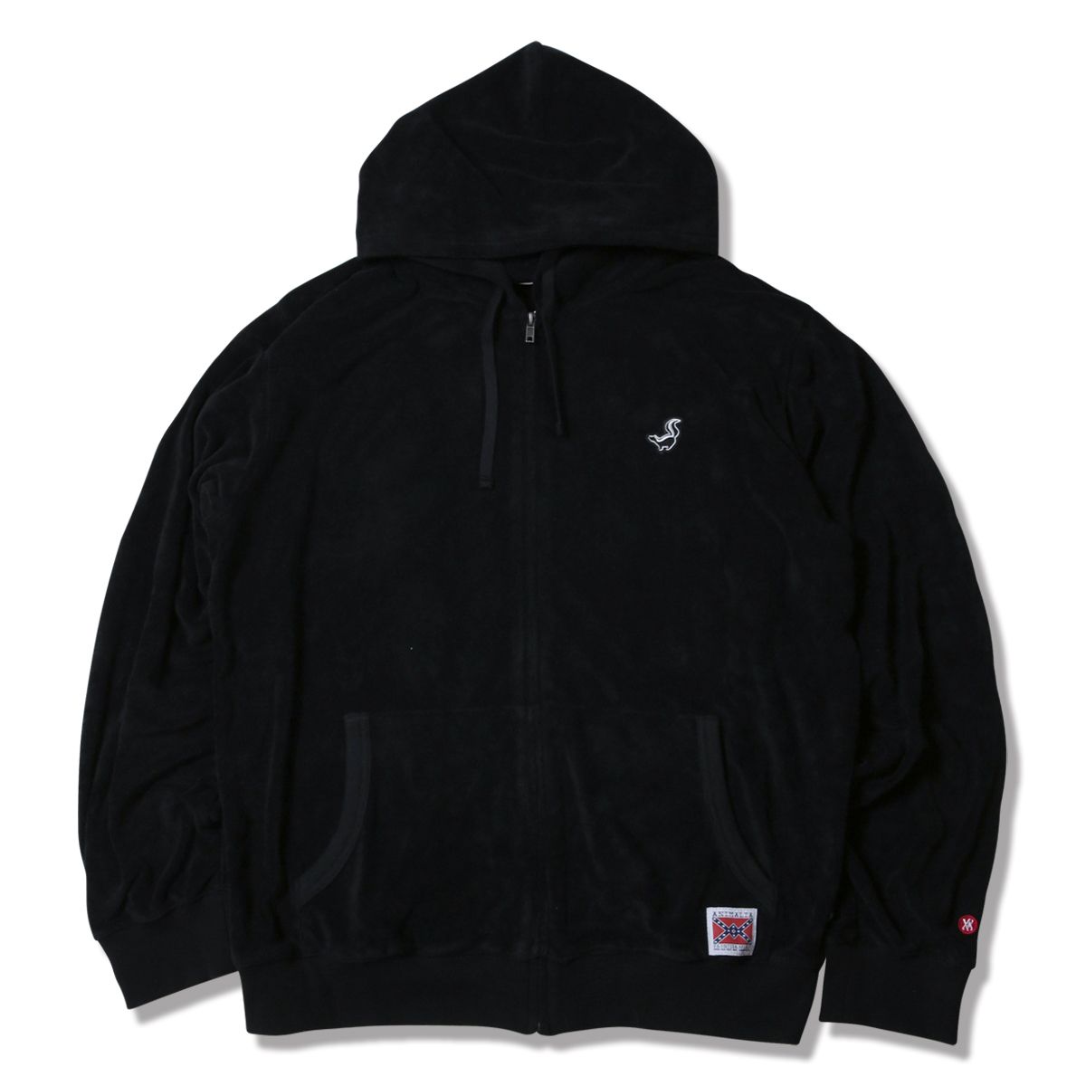 Pile Zip Up Hoodie