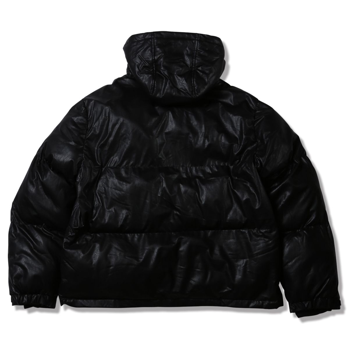 PUDDING PU LEATHER-JACKET