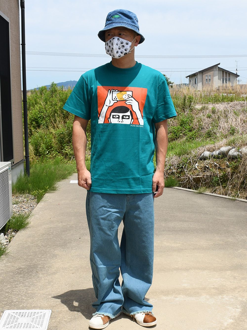 RC LOGO WIDE-DENIM