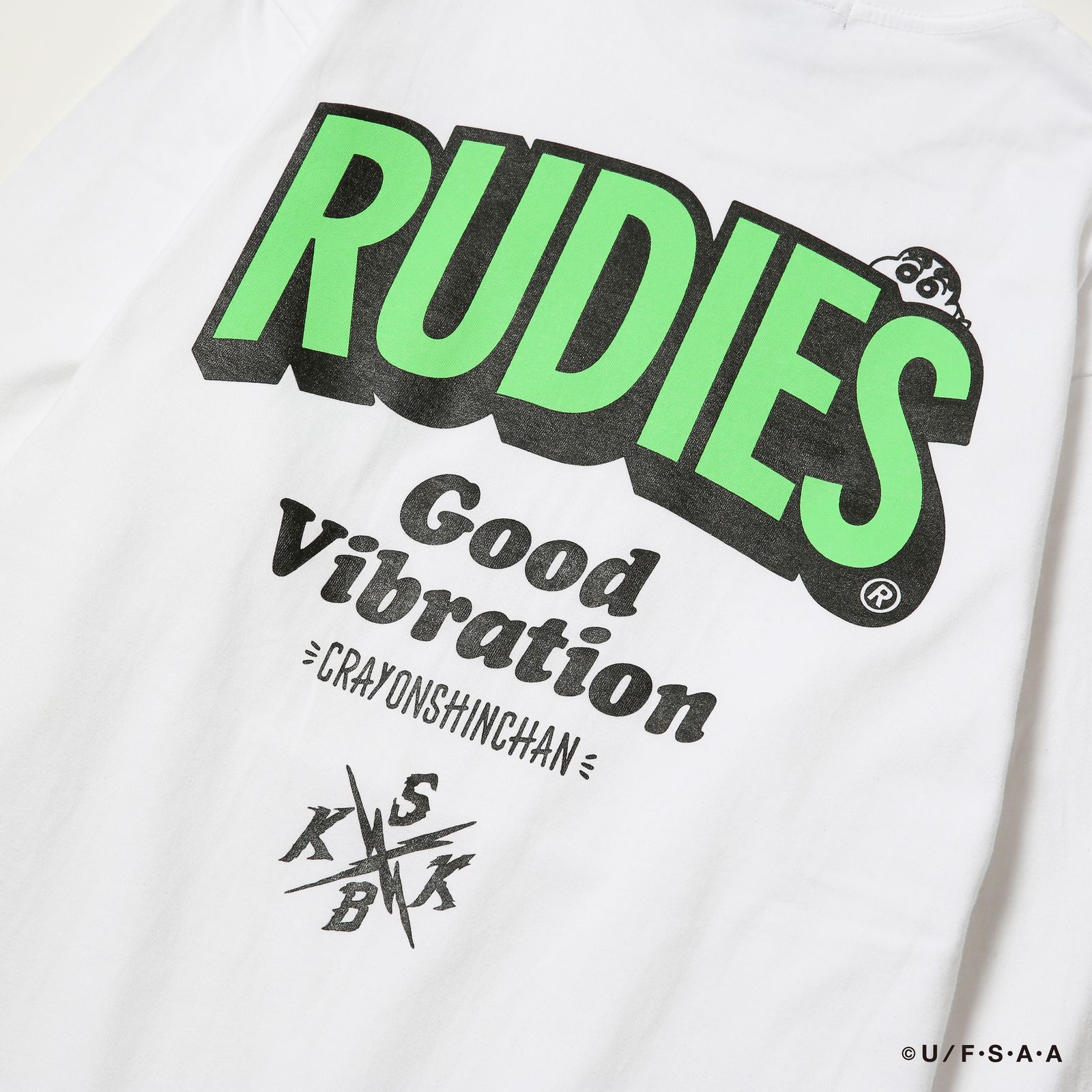 RUDIE'S×CRAYON SHINCHAN LOOK OUT LS TEE