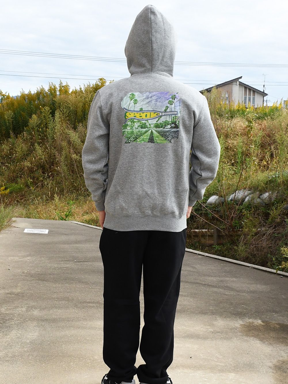 sd california zipper zip hoody
