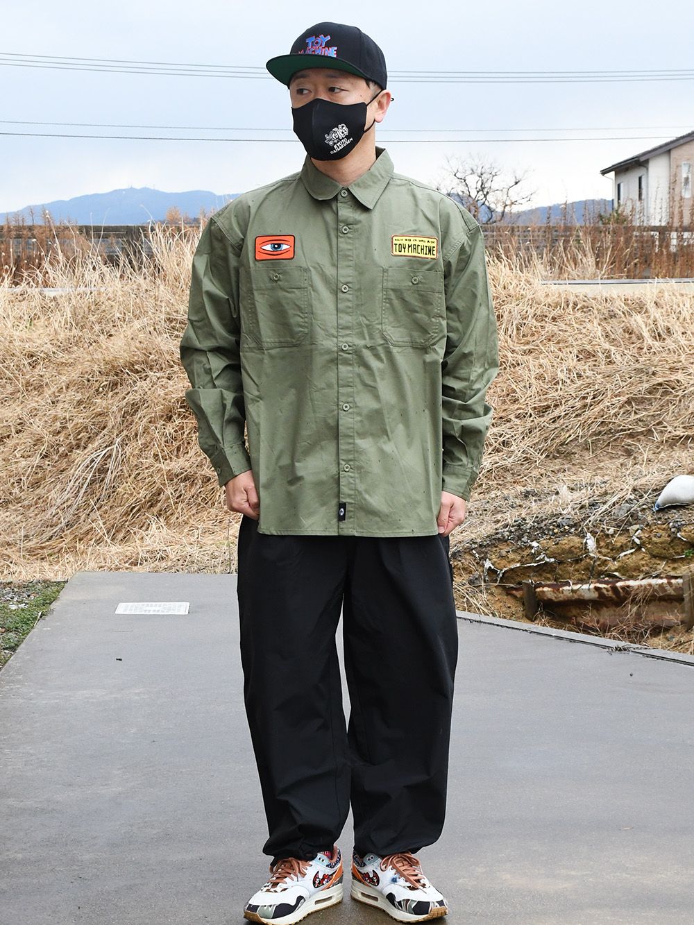 BLOOD SUCKING LOOSE FIT WORK-SHIRTS