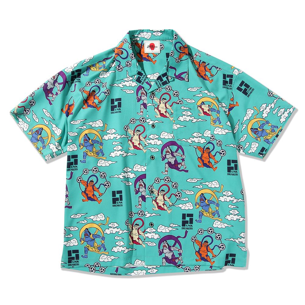 風神雷神アロハシャツ