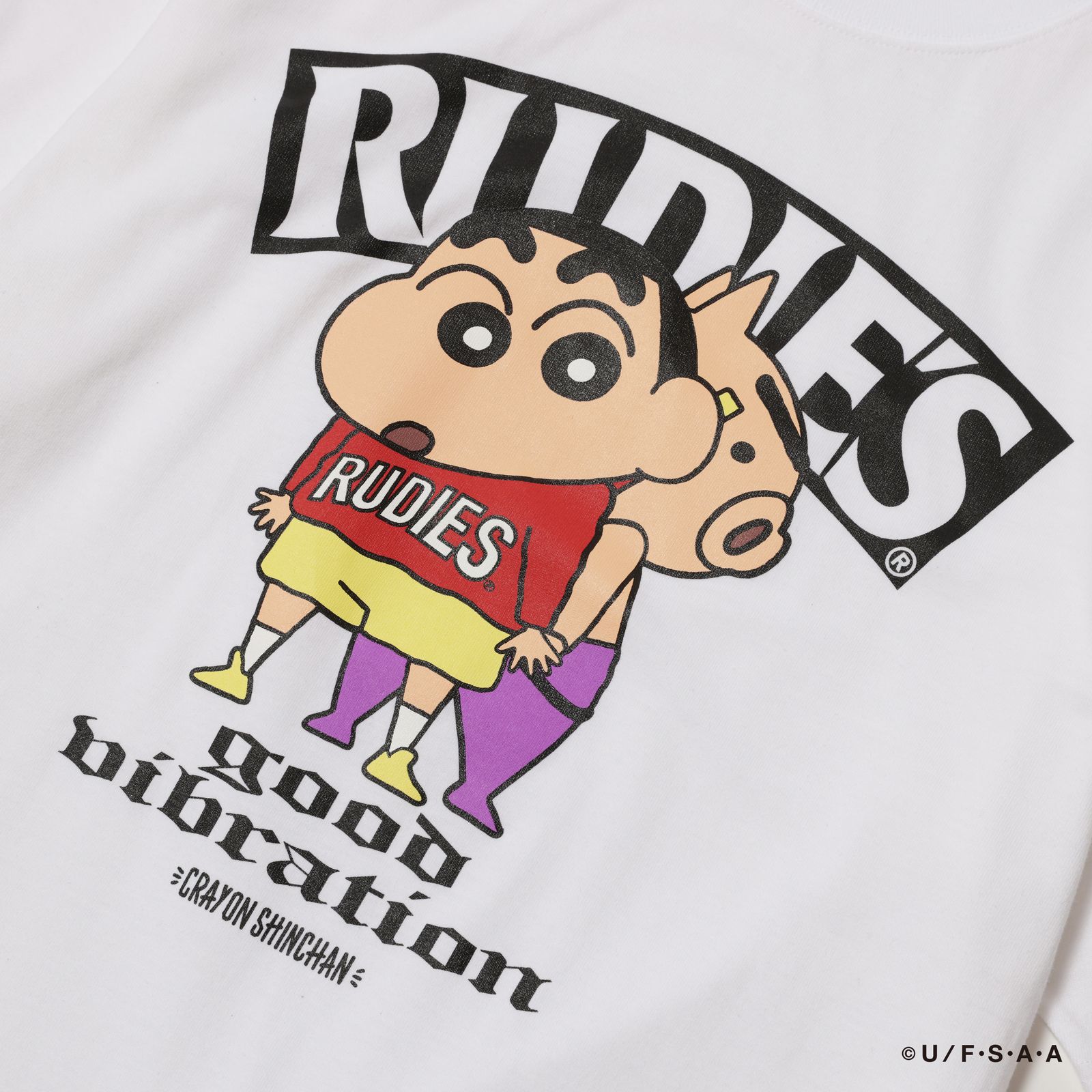 RUDIE'SxCRAYON SHINCHAN BACK TO BACK TEE