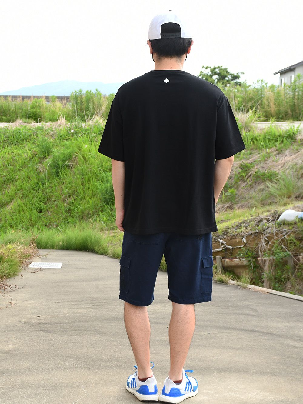 VC logo over size s/s tee