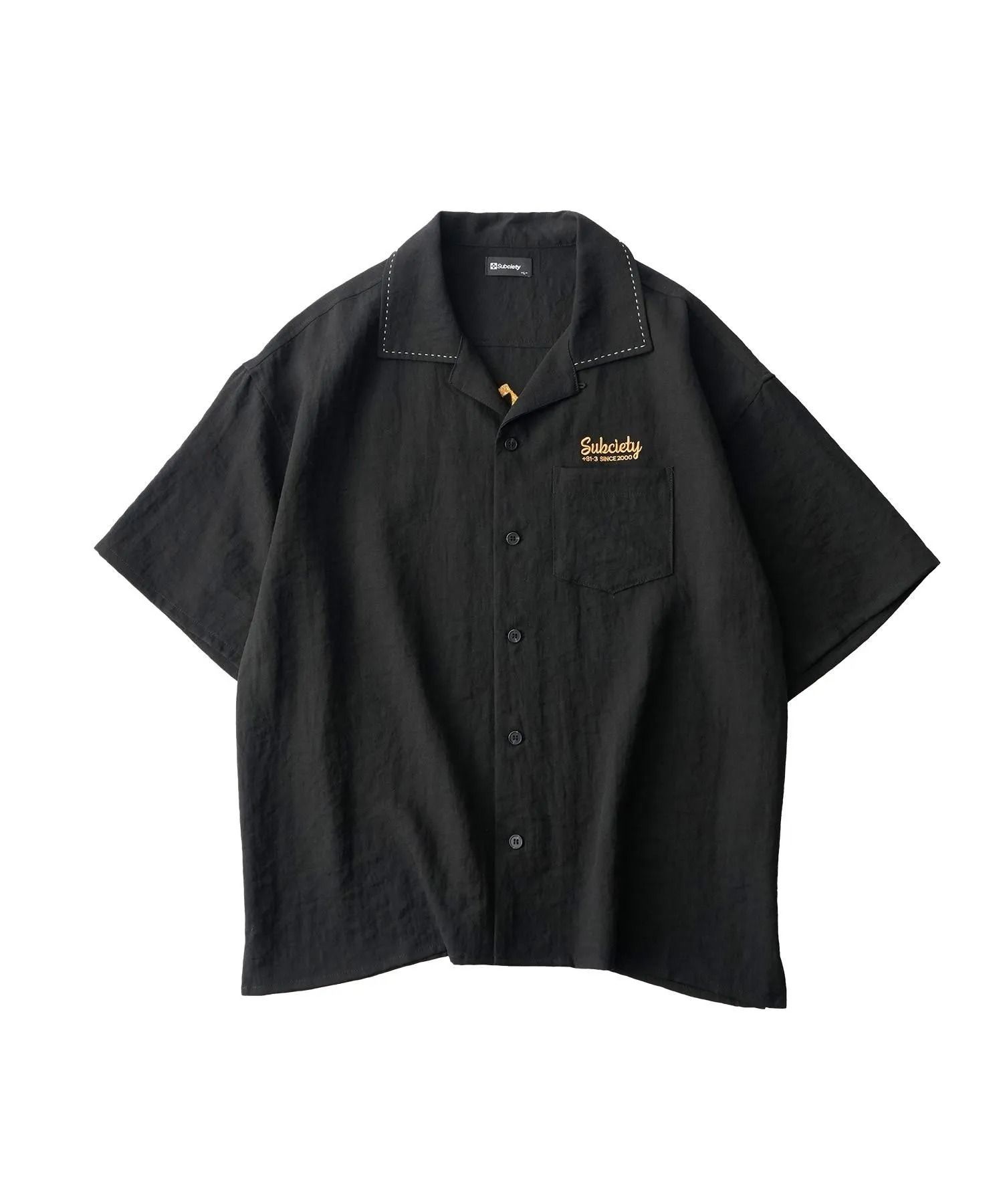 Classic chain embroidered shirt