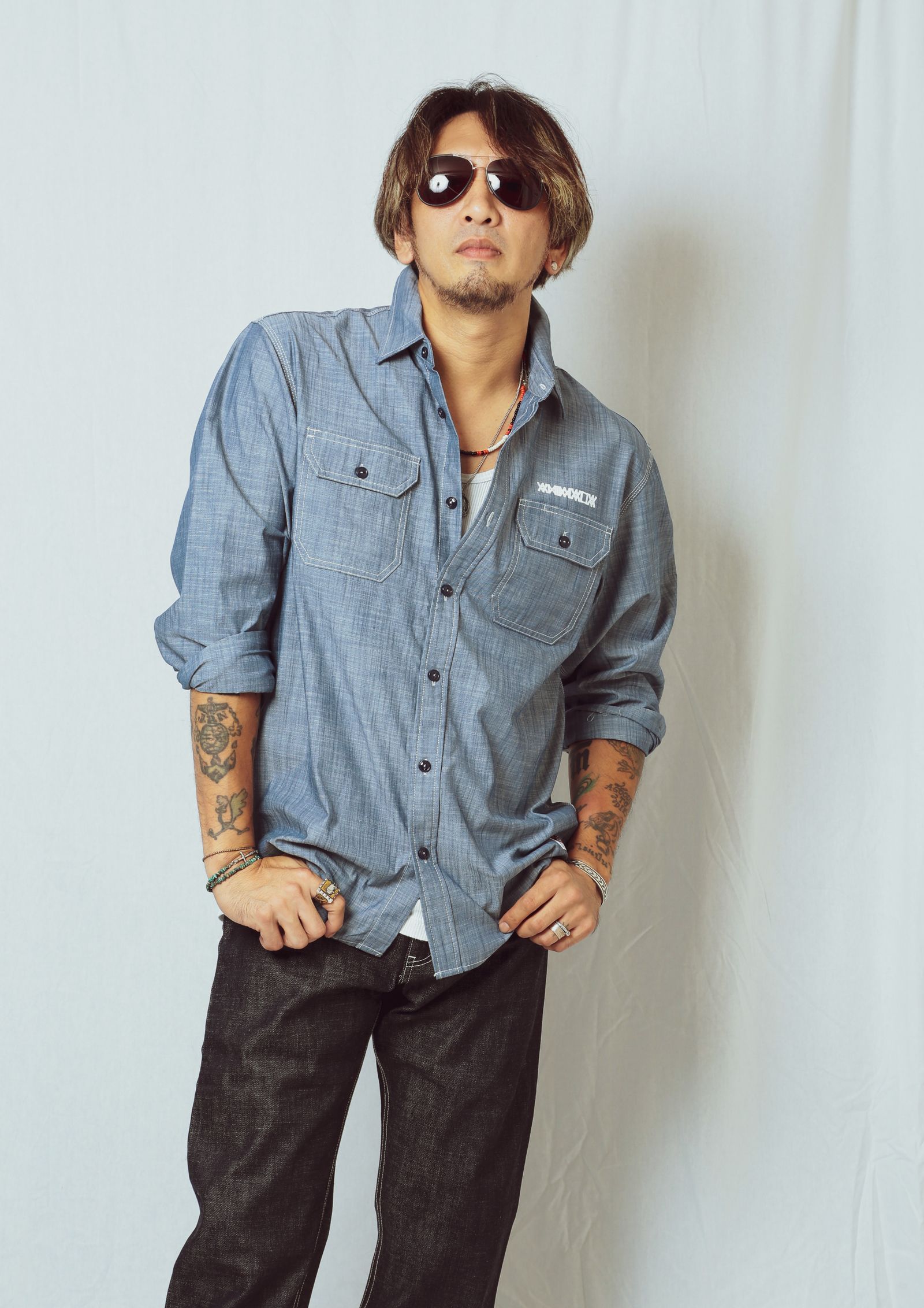 CHAMBRAY L/S SHIRTS - NAVAJO NATION -