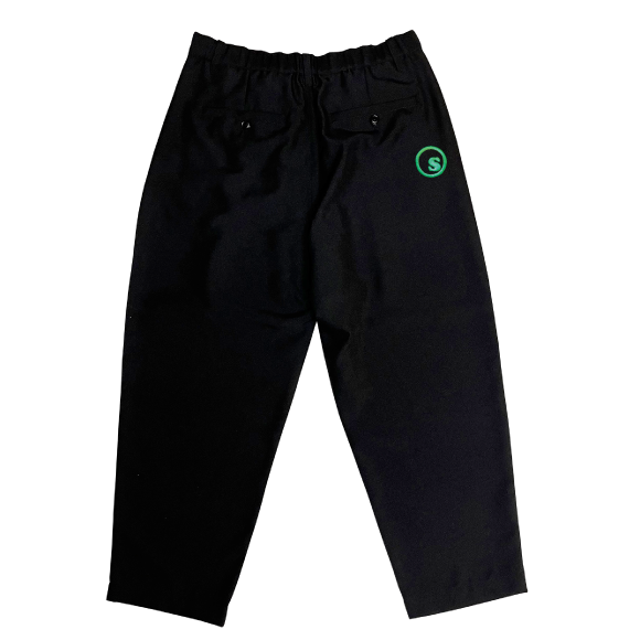 sd retro style wide taperd pants
