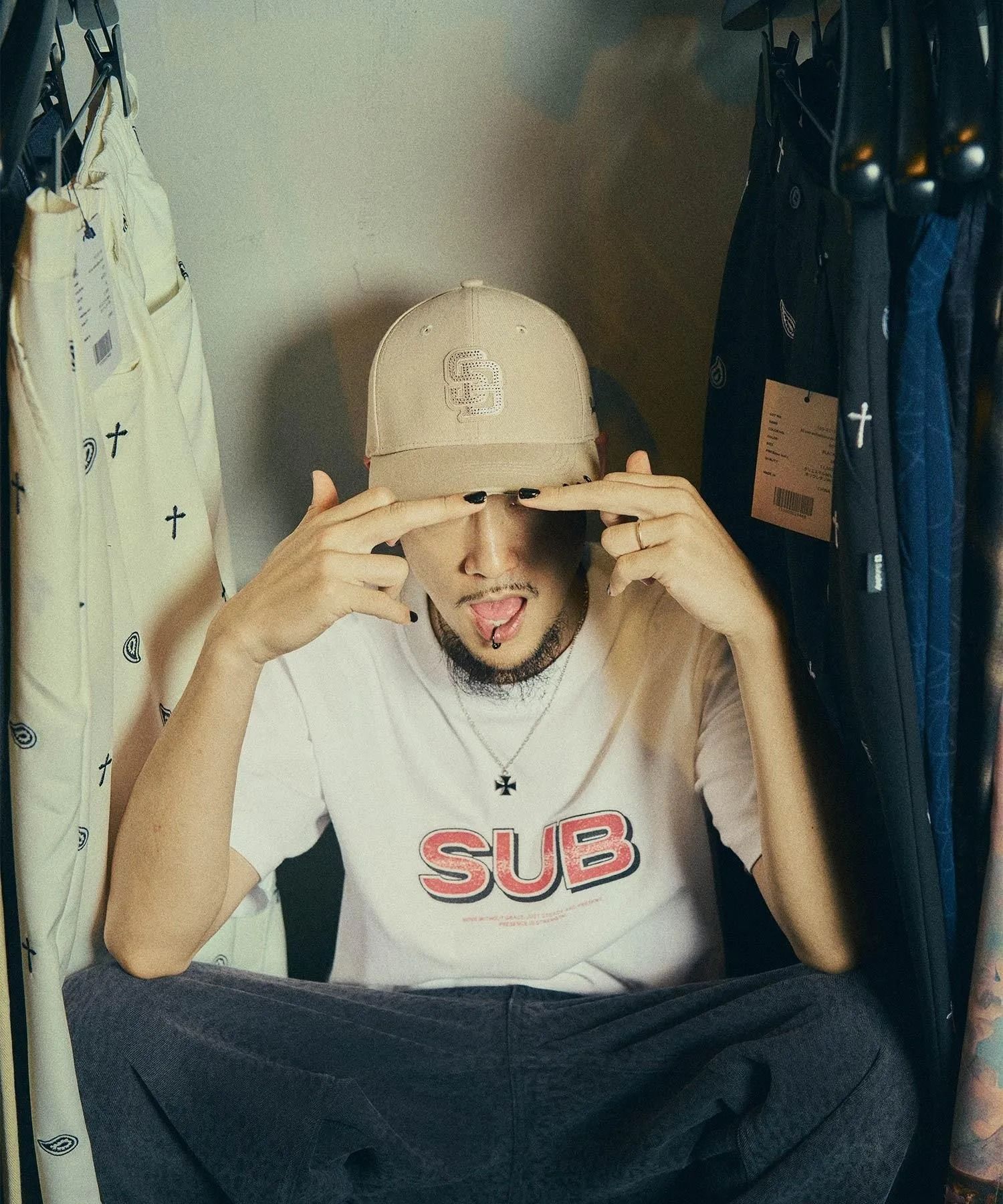Rhinestone cap