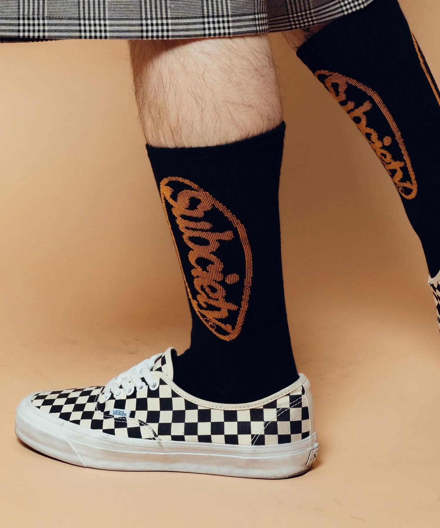 Oval logo socks