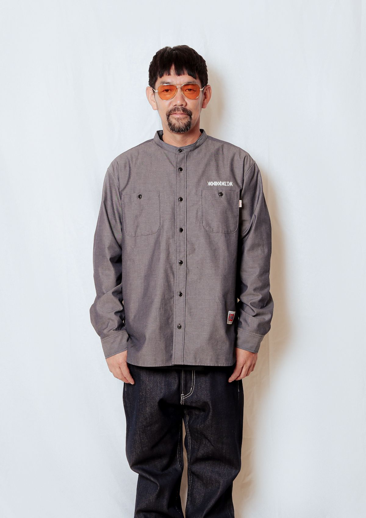 STAND COLLAR SHIRTS - Plain