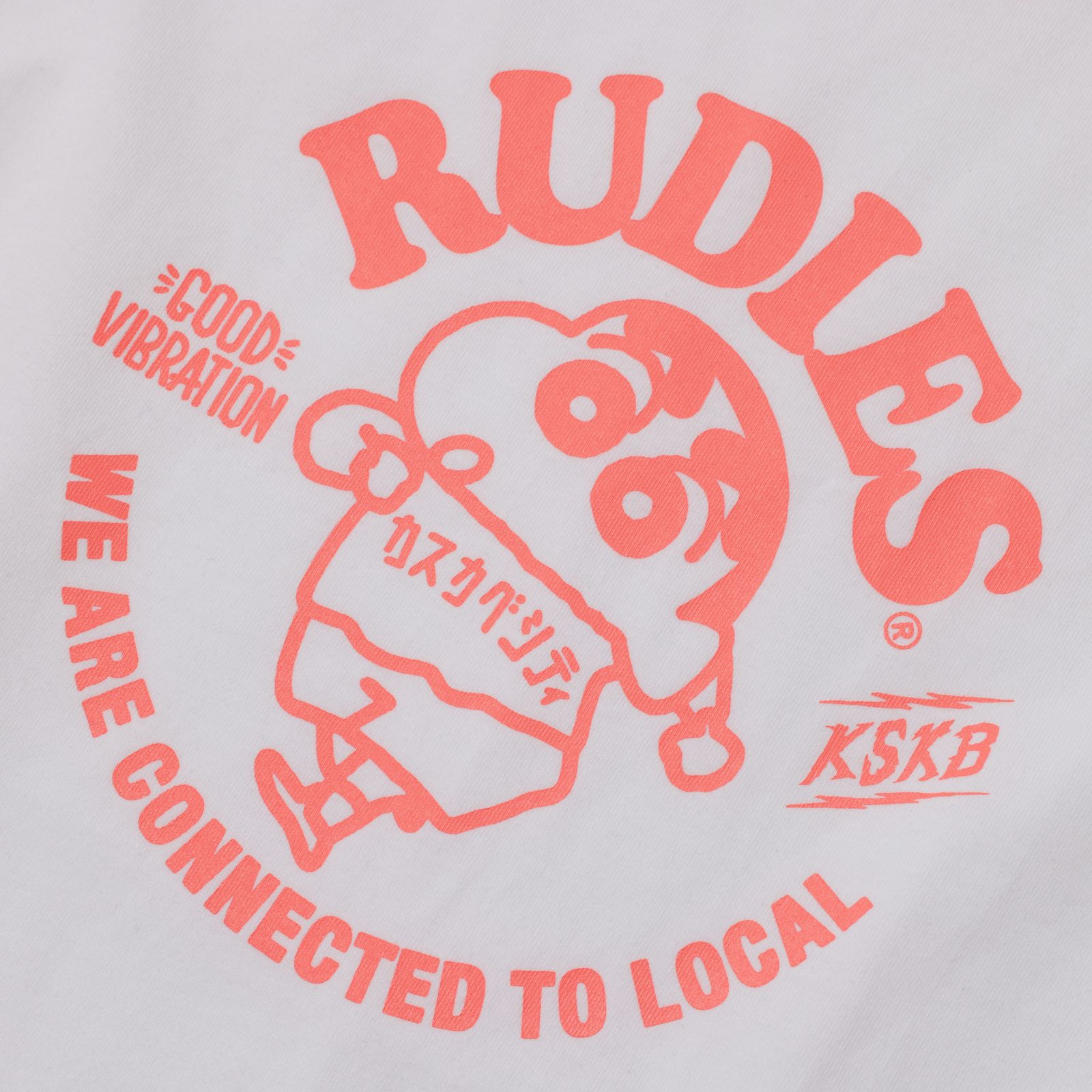 RUDIE'SxCRAYON SHINCHAN CIRCLEMOSH BIGSILHOUETTE TEE