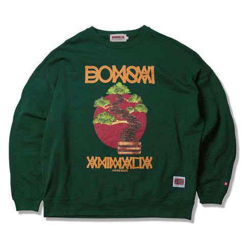 BIG SILHOUETTE CREW NECK SWEAT - BONSAI BURGER
