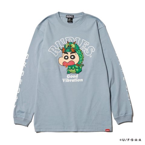 RUDIE'SxCRAYON SHINCHAN DRAGON LSTEE