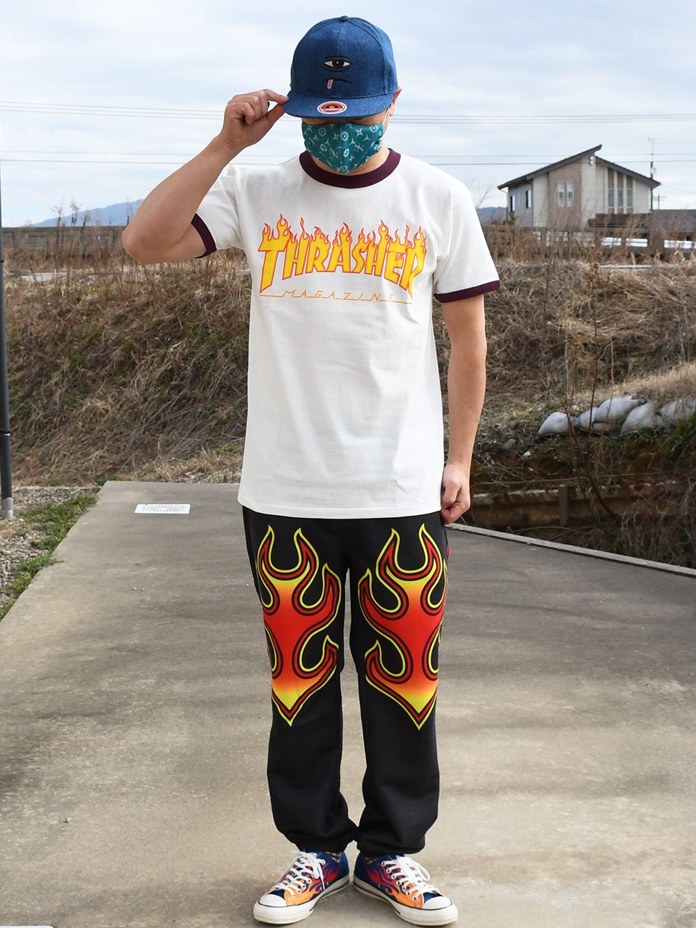 【URKOOL】BURNING FLAME Tシャツ 3色 1_000000026473.jpg?1727958990