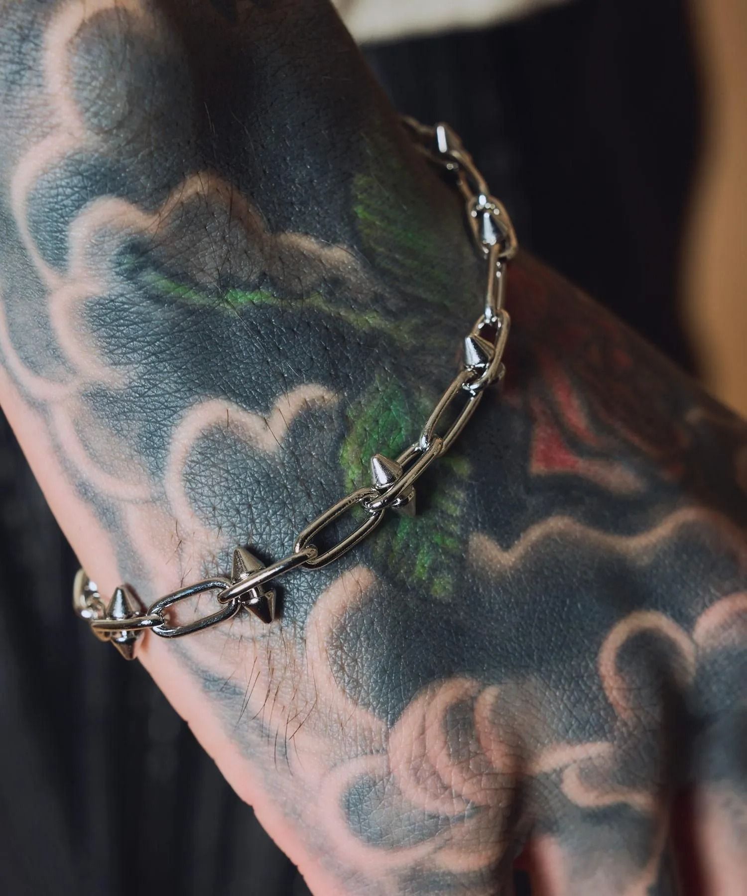 Spike chain bracelet