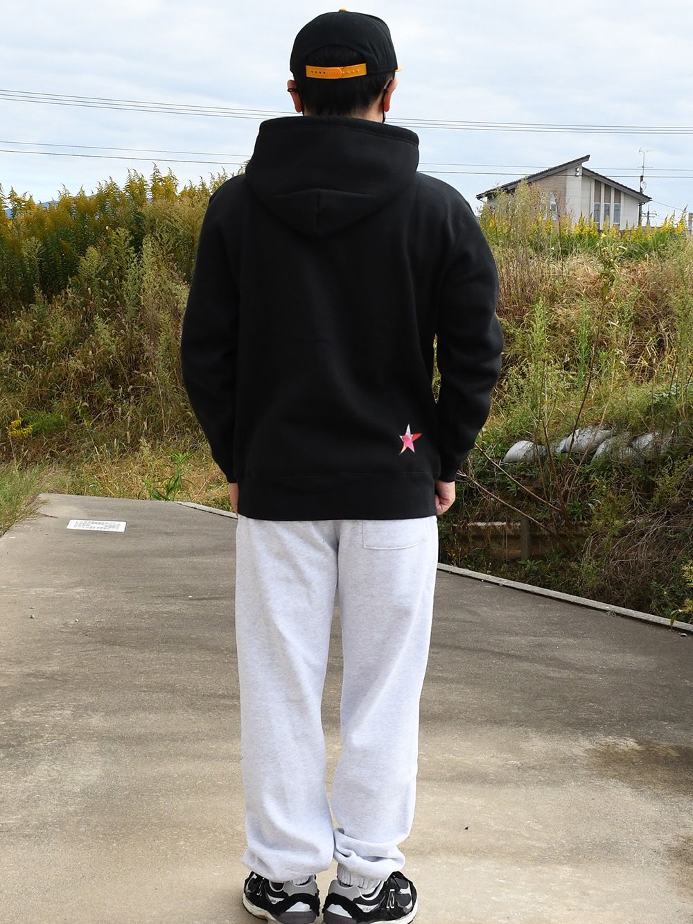 rg heart fly box logo hoody
