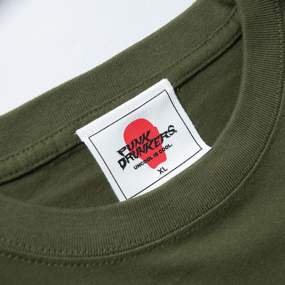 メタルロゴ刺繍TEE