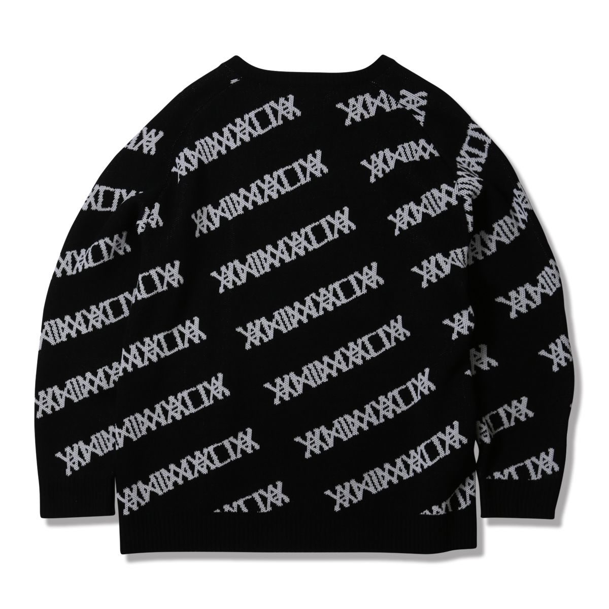 PATTERNED ALL OVER CREW-KNIT