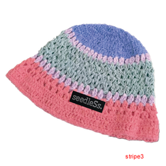 sd stripe summer knit beanies